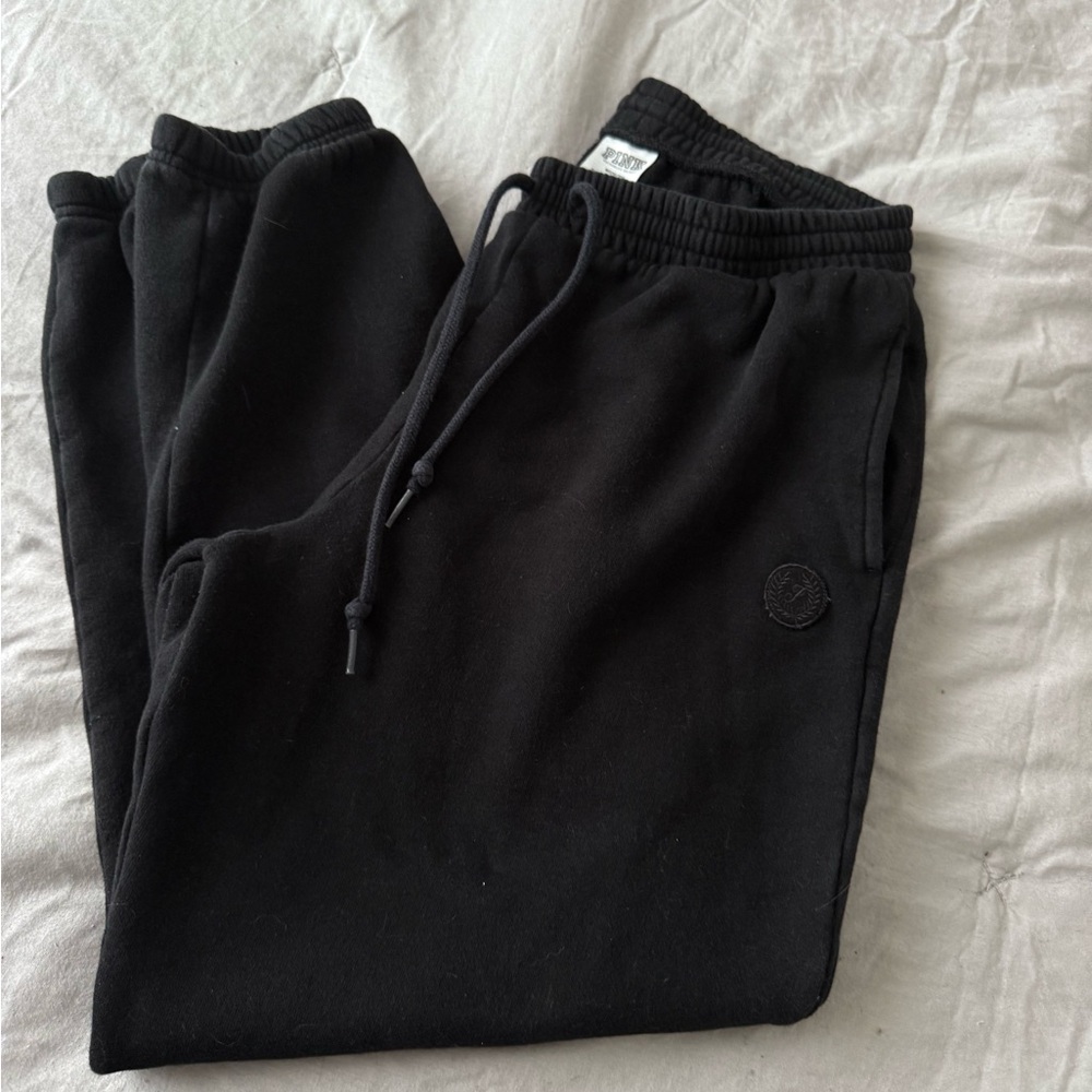 PINK Victoria's Secret Black Joggers